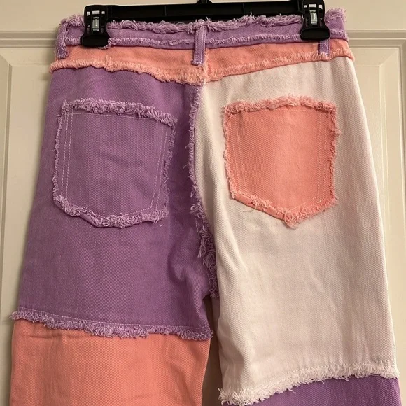 Ladies multi colored pants - Picture 5 of 6